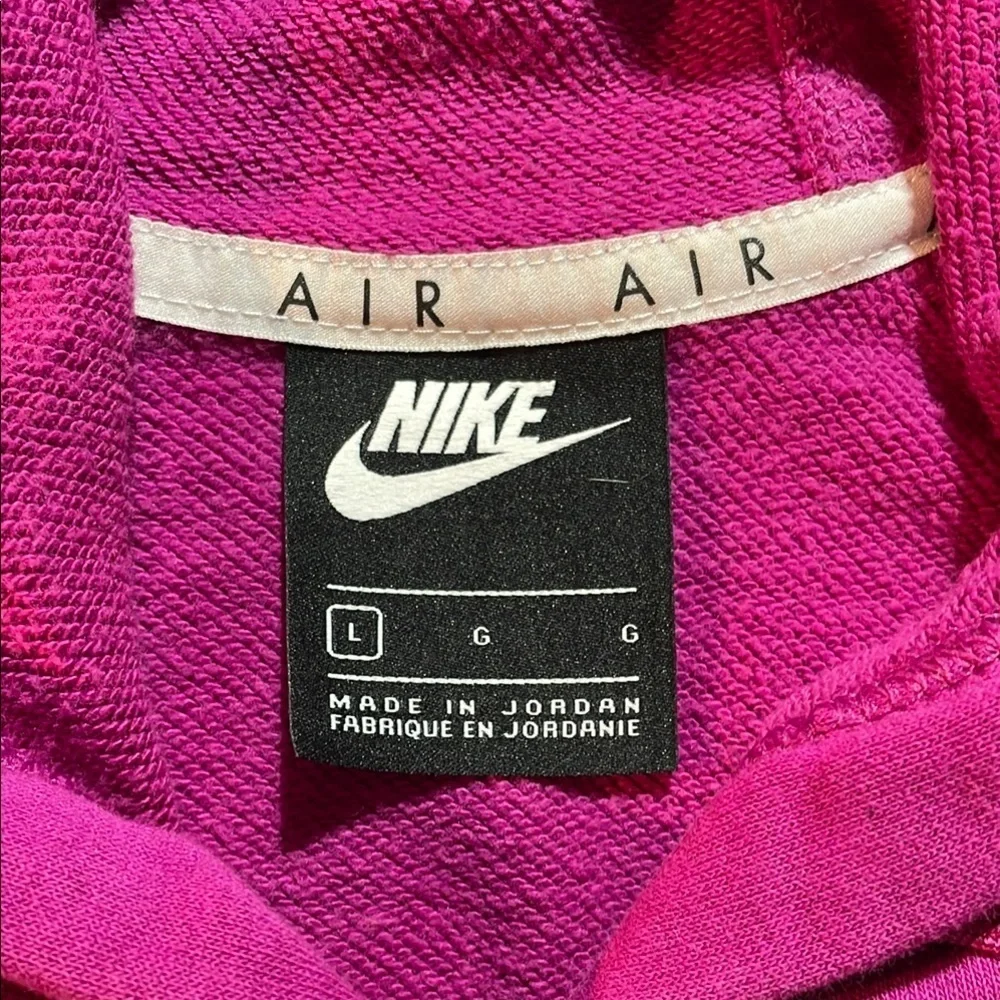 Nike Air Oversized Loose Fit Baggy Cropped Hoodie Long Sleeve Large